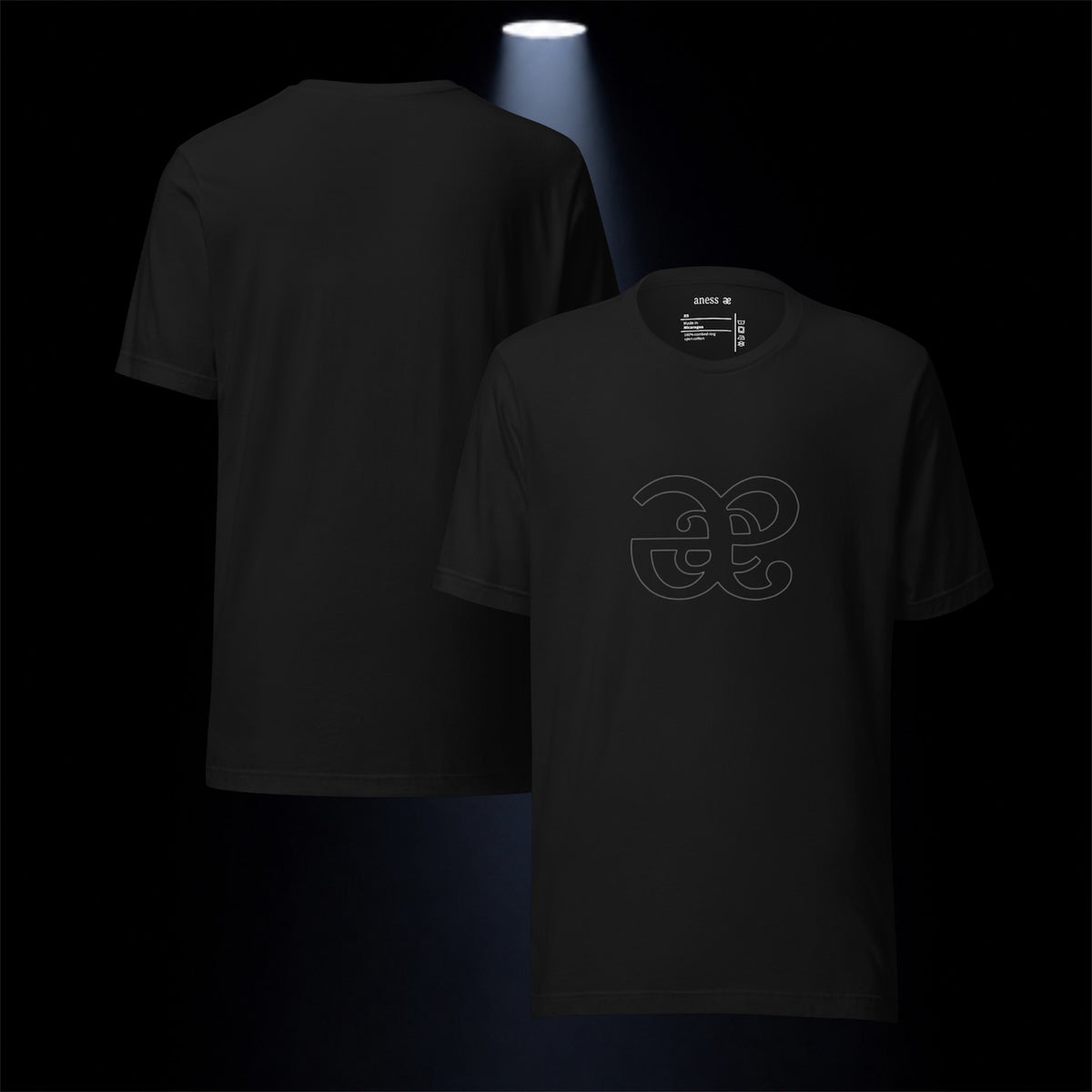 T-shirt logo gris